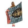 Guardians of the Galaxy; Trophy Groot Aggretsuko Comics Silk Touch Throw Blanket; 50" x 60"
