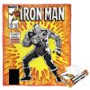 Iron Man; Original Iron Man Aggretsuko Comics Silk Touch Throw Blanket; 50" x 60"