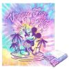 Mickey Mouse; Vacay Tie Dye Aggretsuko Comics Silk Touch Throw Blanket; 50" x 60"