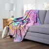 Mickey Mouse; Vacay Tie Dye Aggretsuko Comics Silk Touch Throw Blanket; 50" x 60"