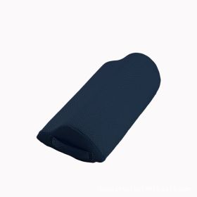 Nordic Style Cloud Shape Office Foot Rest Mat Leg Pillow High Rebound Sponge Foot Rest Pillow (Option: Dark Blue-Small Size)
