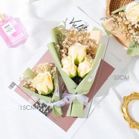 Simulation Rose Soap Flower 520 Valentine's Day Gift To Girlfriend (Option: 10style-20CM PVC box)