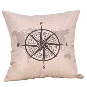 Tourism Theme Summer Beach Sofa Pillow Cases (Option: 5 Style-4x45cm)