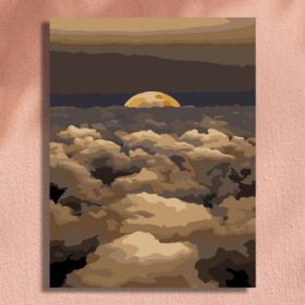 DIY Digital Oil Painting Hand-painted Filling Decorative (Option: Color-40cmx55cm)