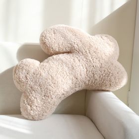 Rabbit Plush Pillow Living Room Sofa Decoration Cushion (Option: Brown Rabbit-About 55x40x15cm)