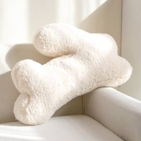 Rabbit Plush Pillow Living Room Sofa Decoration Cushion (Option: White Rabbit-About 55x40x15cm)