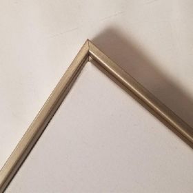 Frame Oil Painting Decorative Wood (Option: L shaped silver-40x40cm)