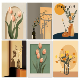 Digital Coloring Frameless Oil Painting (Option: Pattern3-40x 50 Without Inner Frame)
