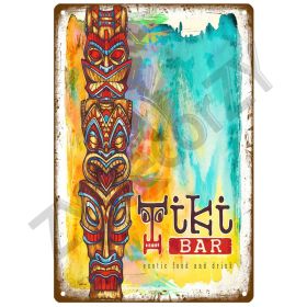 Iron Sheet Painting Antique Creative Bar Cafe Decoration Personality Home Wall Painting Decoration (Option: 13style-20x30cm)