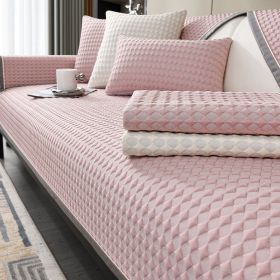 Cool Bean Sofa Cushion Seat Cushion For Summer Non-slip Sofa Cover (Option: Pink-90 √ó 70)